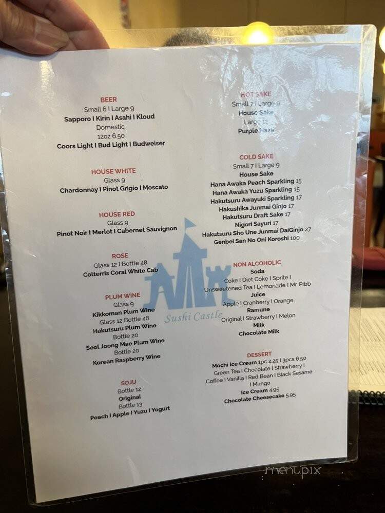 Sushi Castle - Castle Rock, CO menu_pic