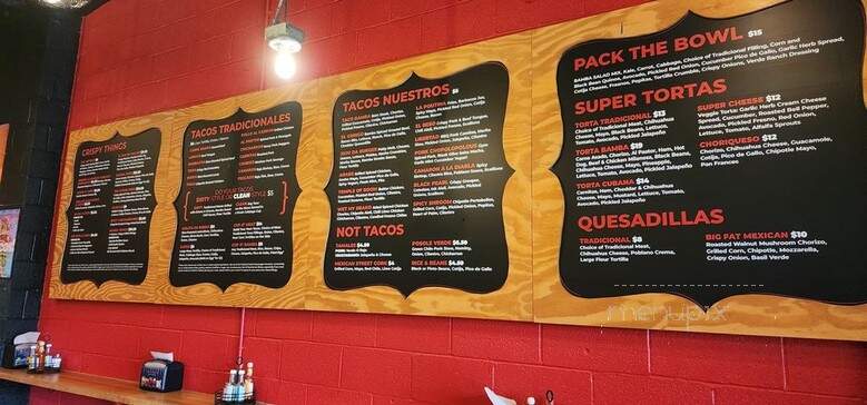 Taco Bamba - Falls Church, VA menu_pic
