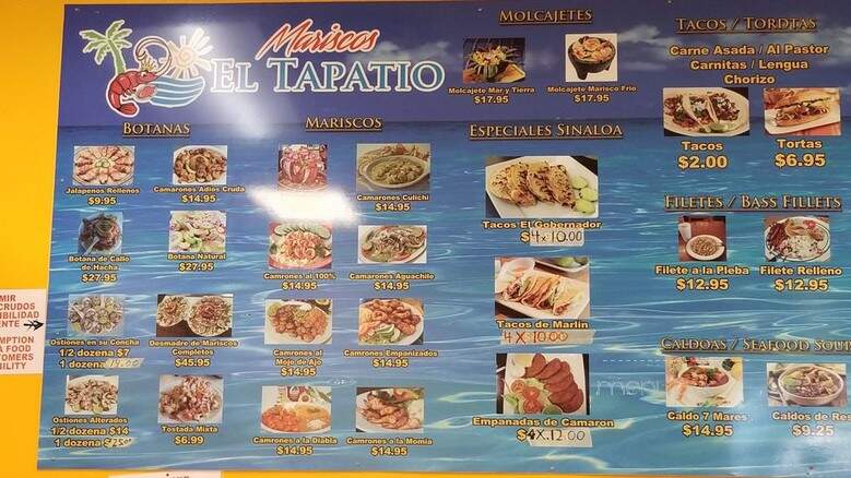 Tacos El Tapatio - Las Vegas, NV menu_pic