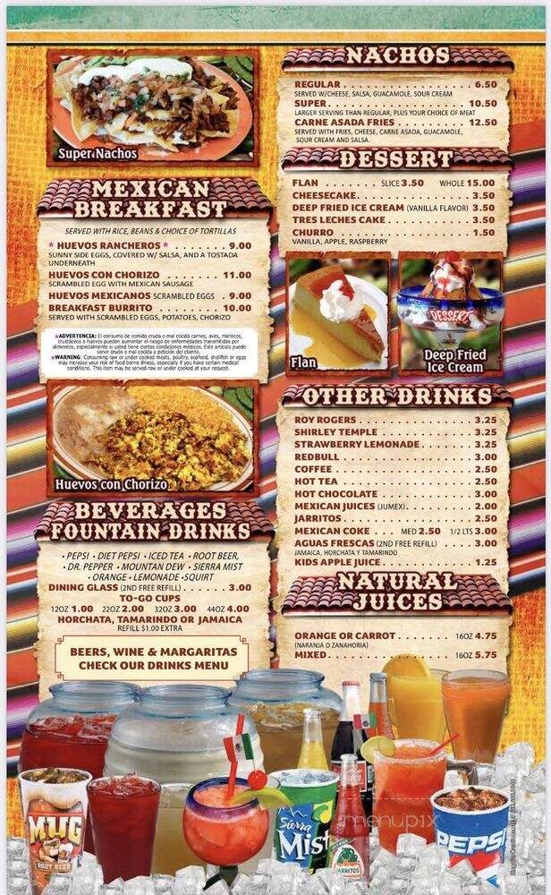 Taqueria Alonzo - Corvallis, OR menu_pic