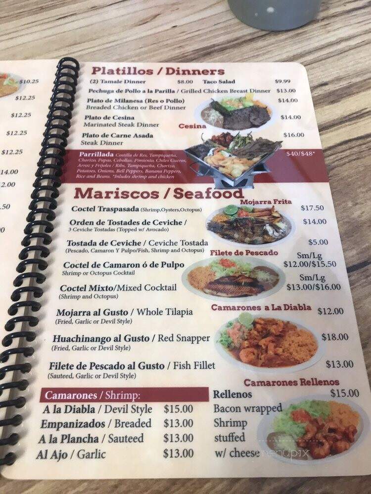 Taqueria Traspasada - Chicago, IL menu_pic