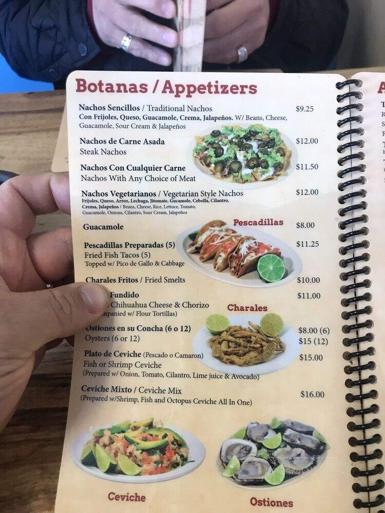 Taqueria Traspasada - Chicago, IL menu_pic