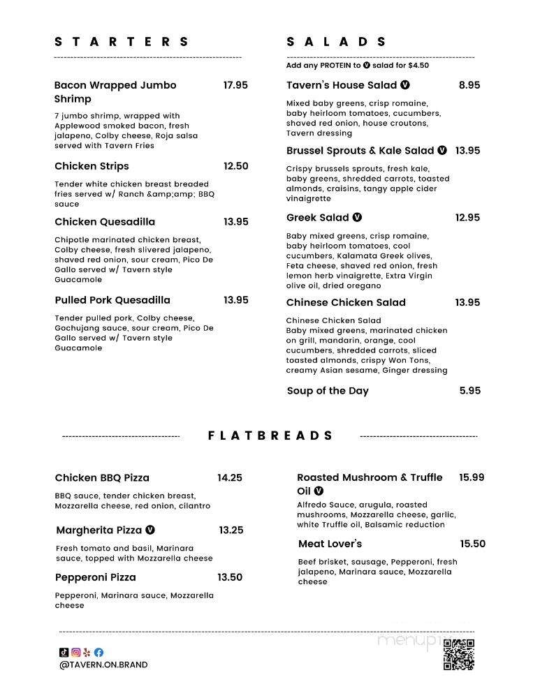 Tavern on Brand - Glendale, CA menu_pic