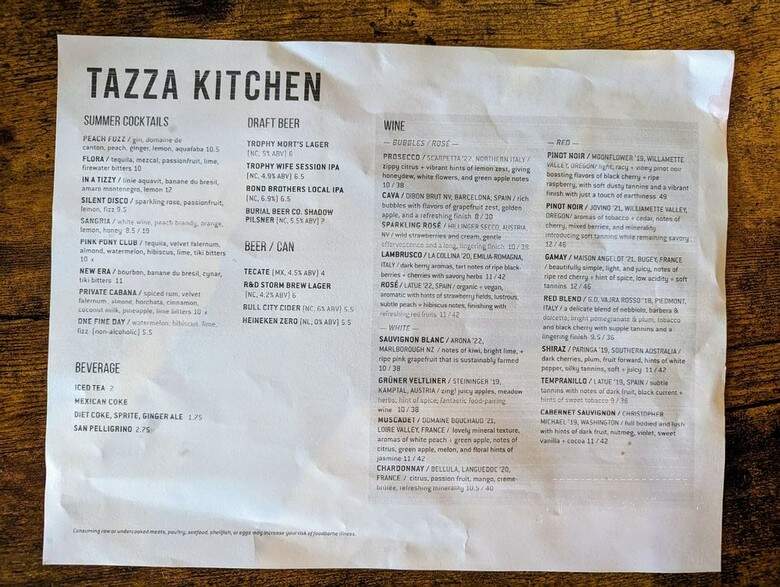 Tazza Kitchen - Raleigh, NC