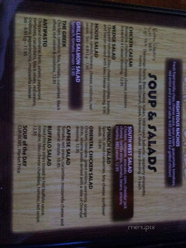 Teakwood Bar vs Grill - Wildomar, CA menu_pic