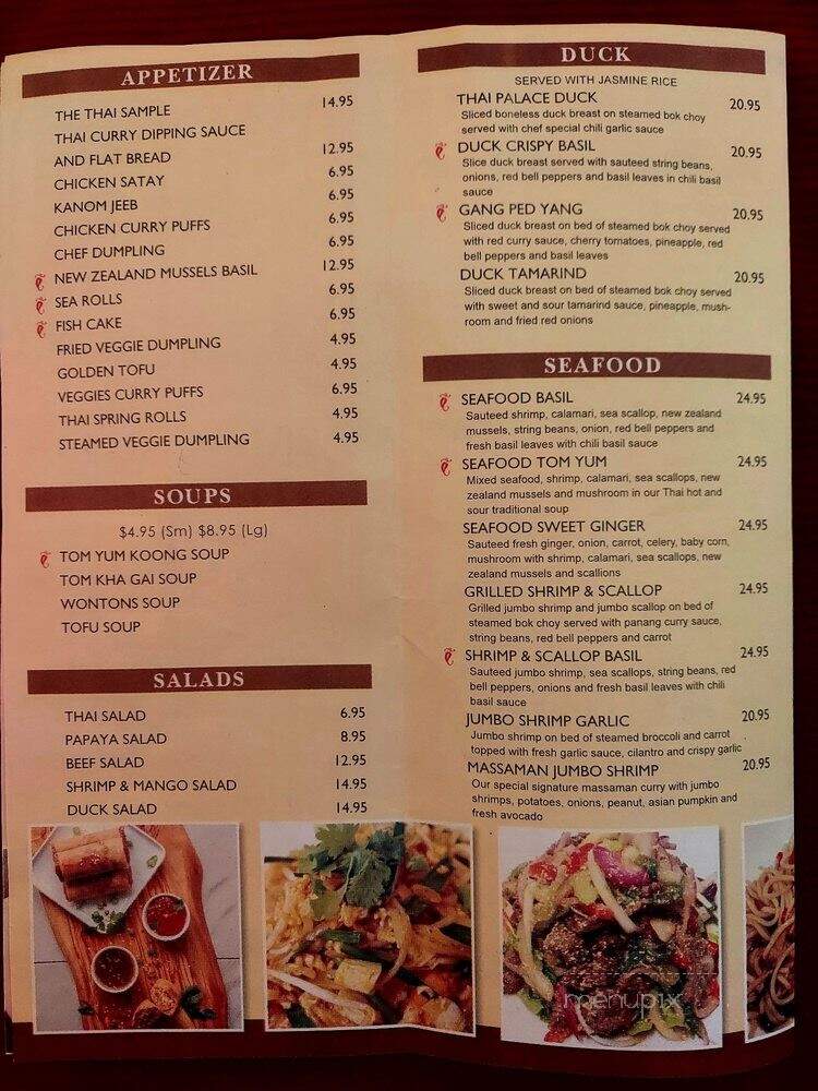 Thai Palace - Teaneck, NJ menu_pic