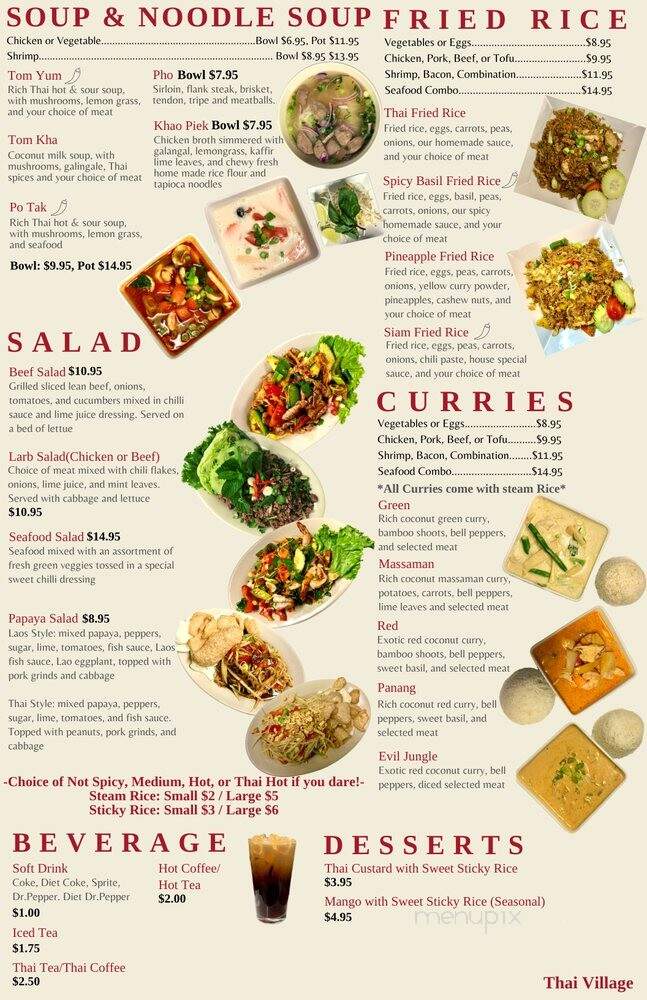 Thai Riffic Cuisine - Wichita, KS menu_pic