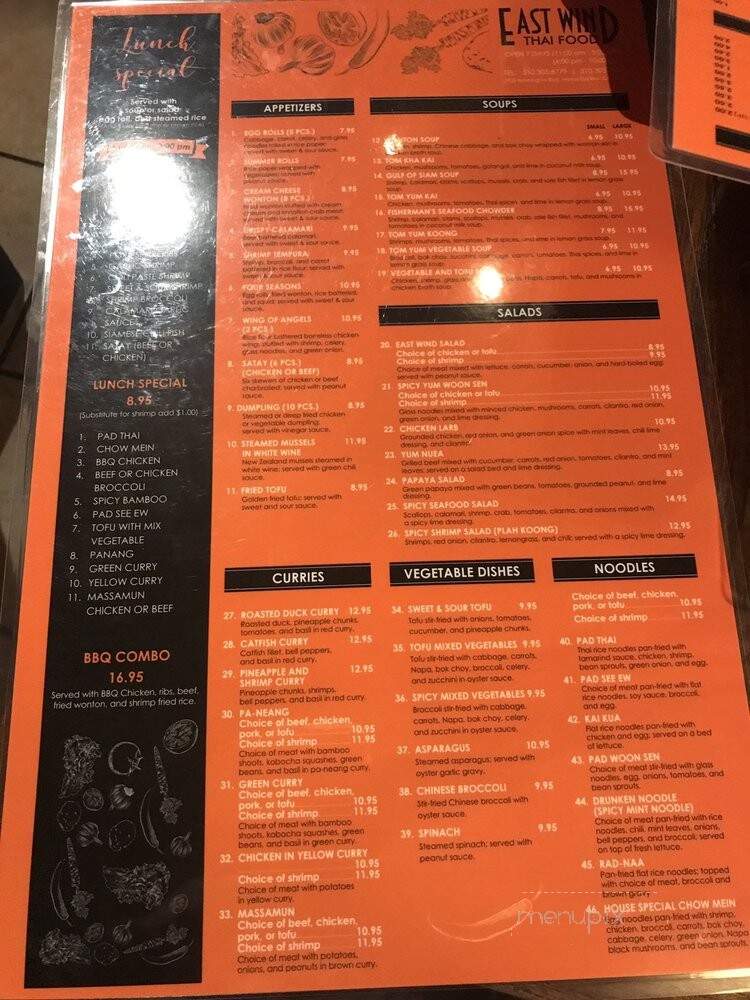 Thai Vegan #2 - Marina Del Rey, CA menu_pic