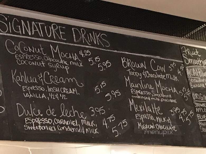 The Coffee Store - Lahaina, HI menu_pic