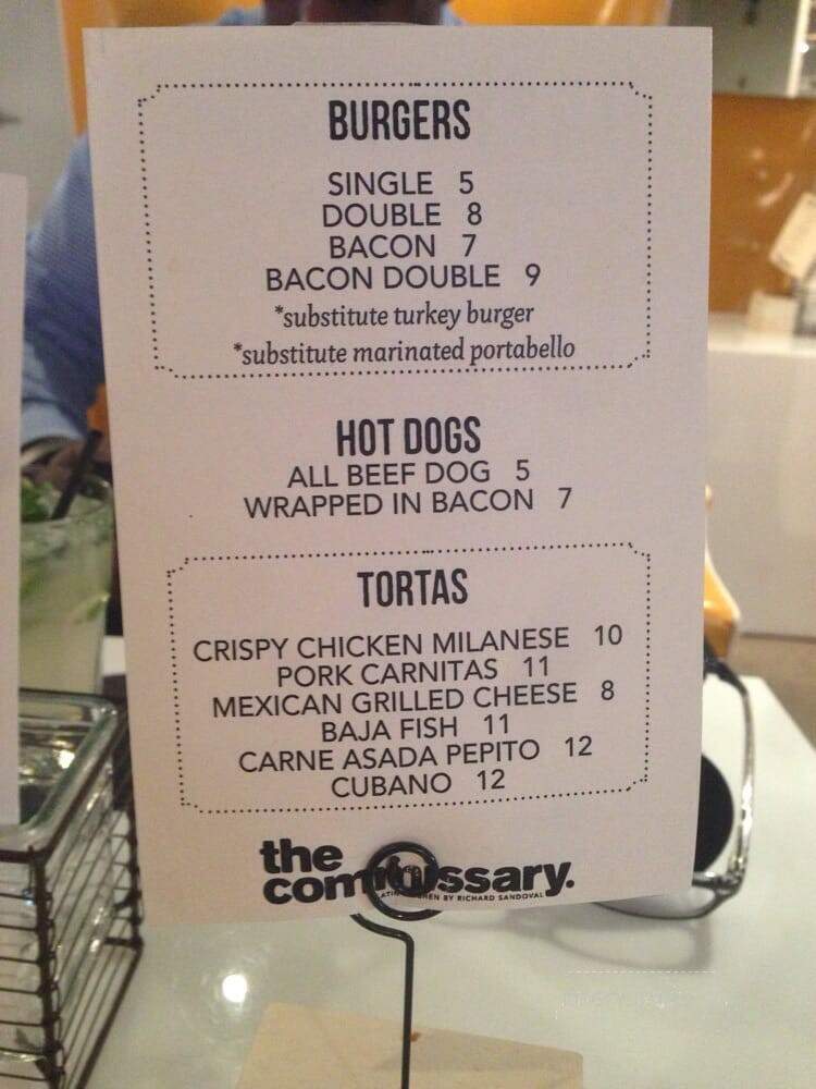 The Commisary - Las Vegas, NV menu_pic