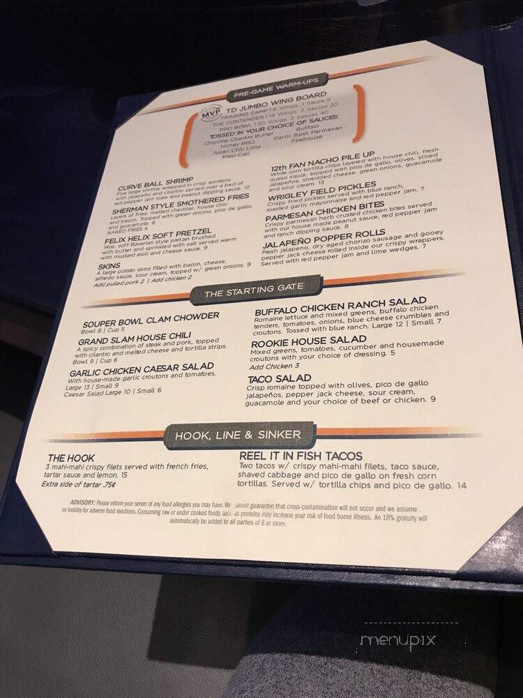 The Draft Sports Bar & Grill - Marysville, WA menu_pic