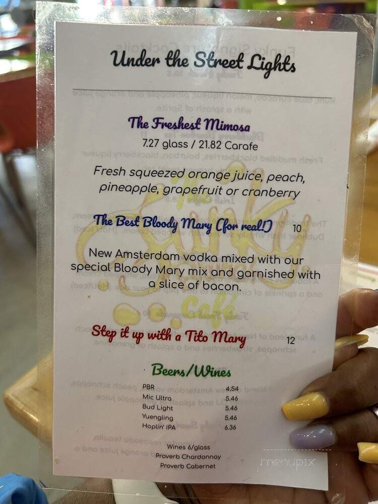 The Funky Brunch Cafe - Savannah, GA menu_pic