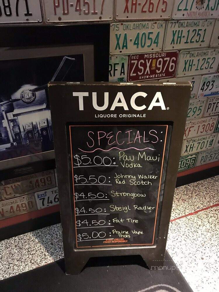 The Garage - Oklahoma City, OK menu_pic