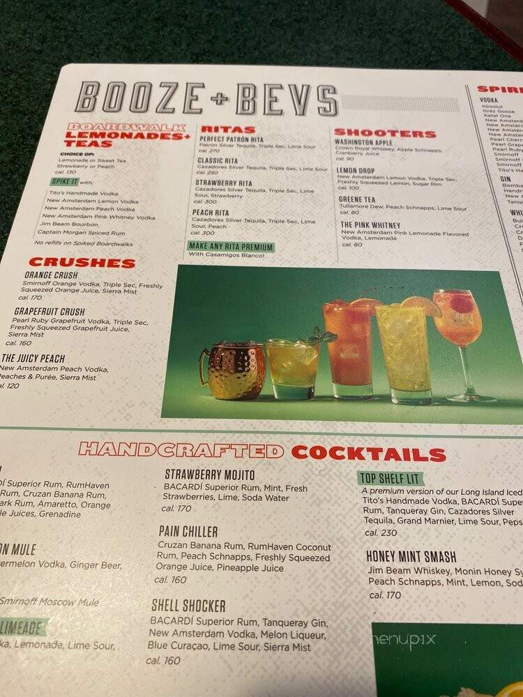 The Greene Turtle - Owings Mills, MD menu_pic