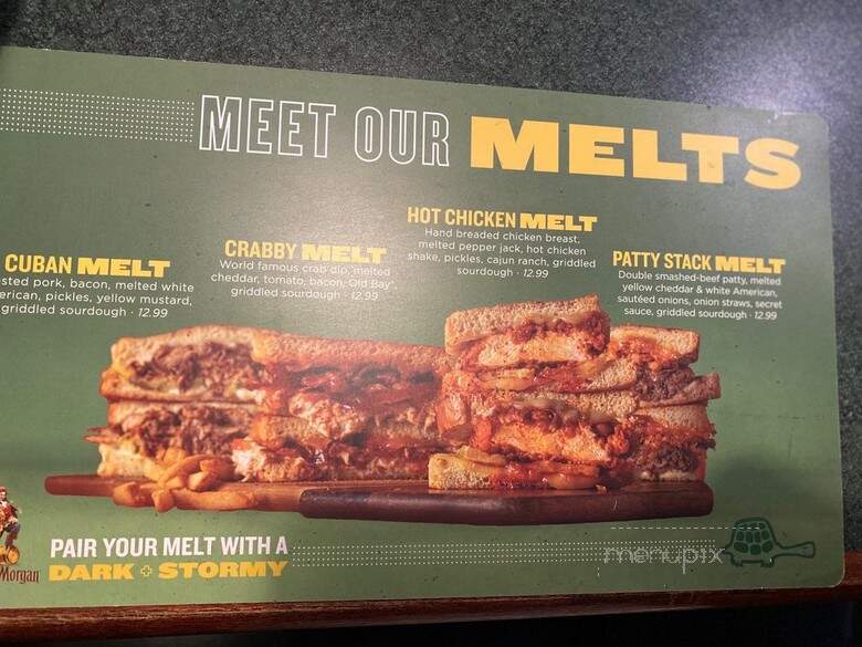 The Greene Turtle - Owings Mills, MD menu_pic