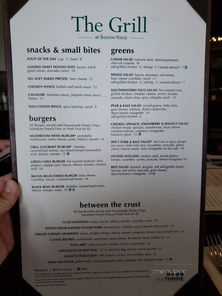 The Grill at Shadow Rider tabletopge - Palm Desert, CA menu_pic