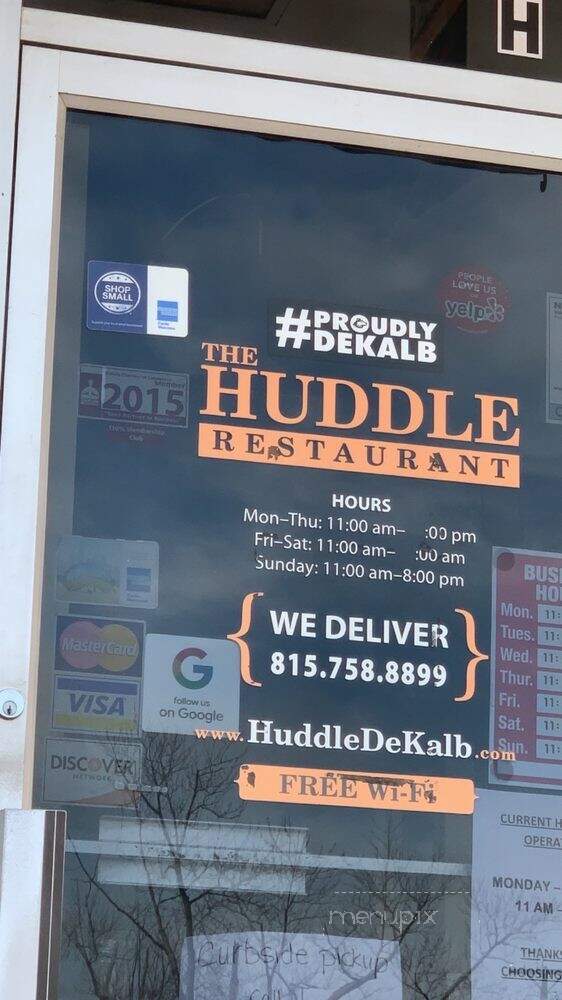 The Huddle Restaurant - Dekalb, IL menu_pic
