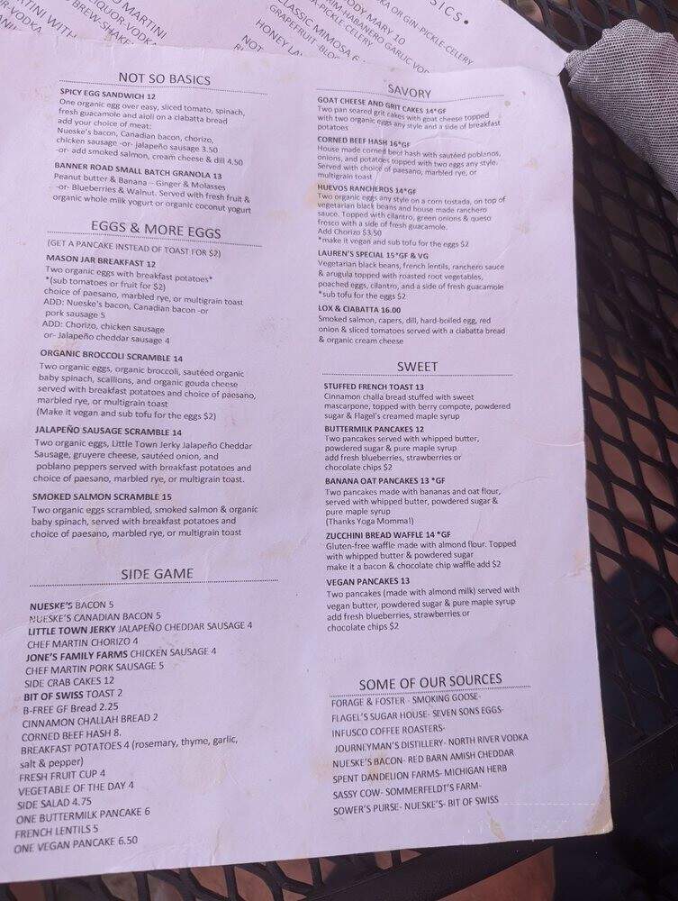 The Mason Jar Cafe - Benton Harbor, MI menu_pic