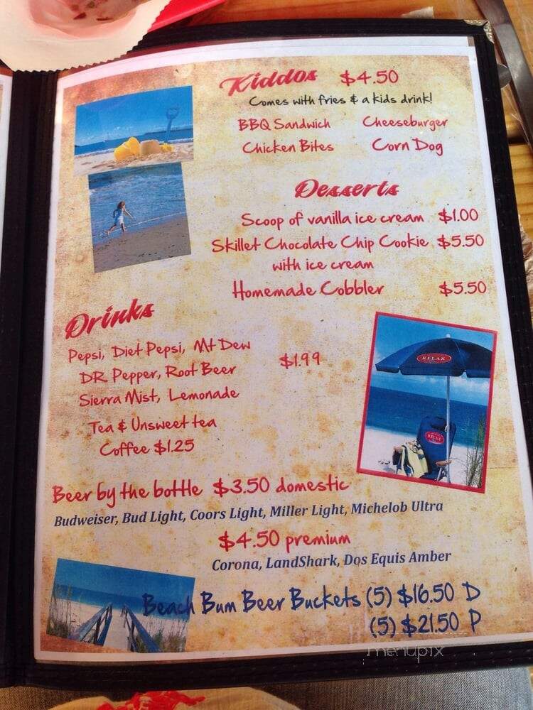 The Paradise Grill - Atoka, TN menu_pic