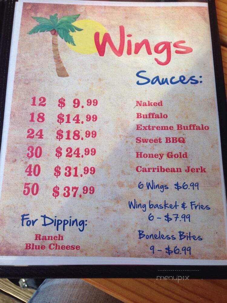 The Paradise Grill - Atoka, TN menu_pic