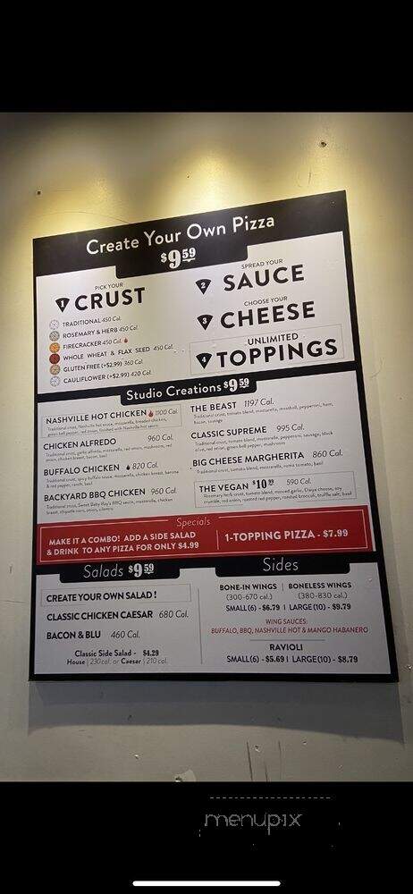 The Pizza Studio - Buena Park, CA menu_pic