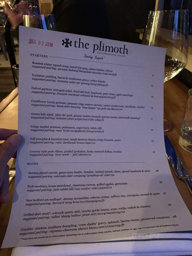 The Plimoth - Denver, CO