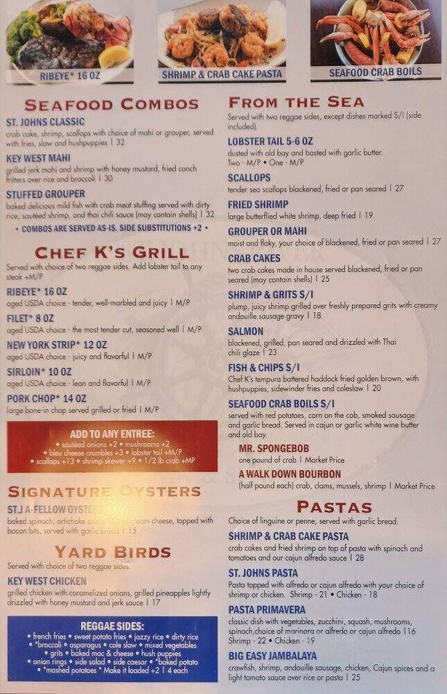 The Port Steak & Seafood - Sanford, FL menu_pic