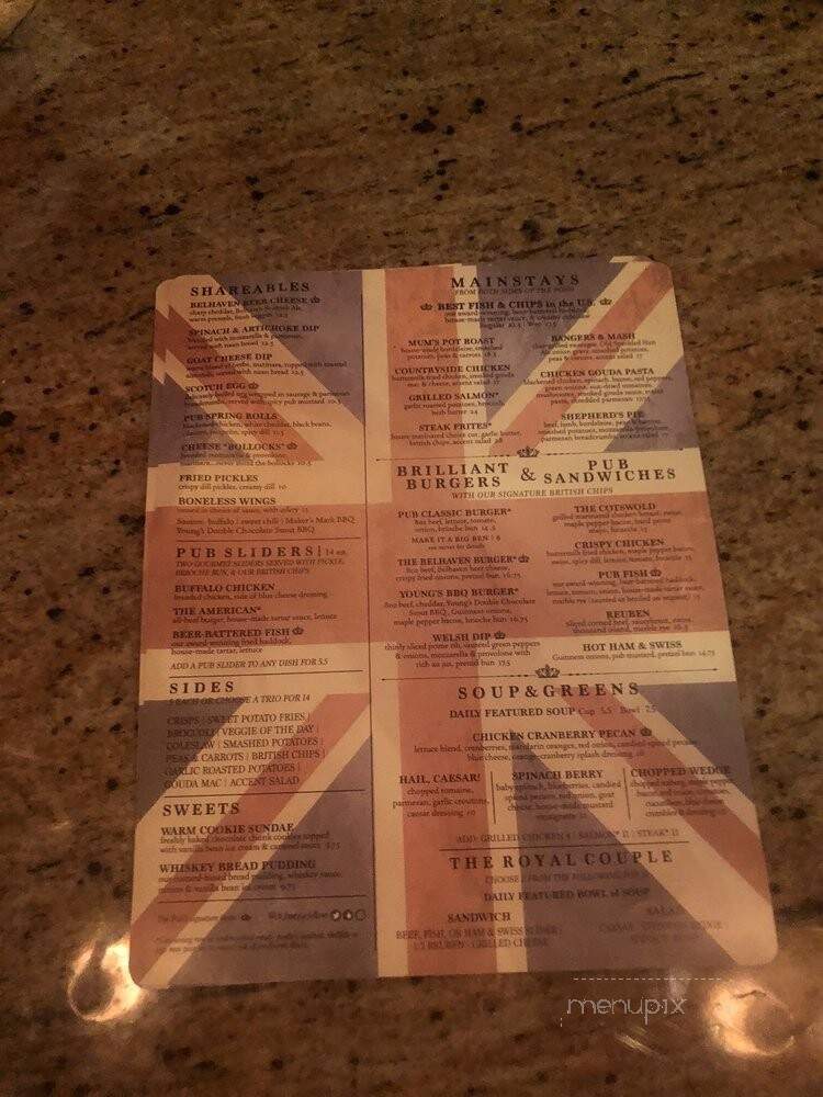 The Pub Nashville - Nashville, TN menu_pic
