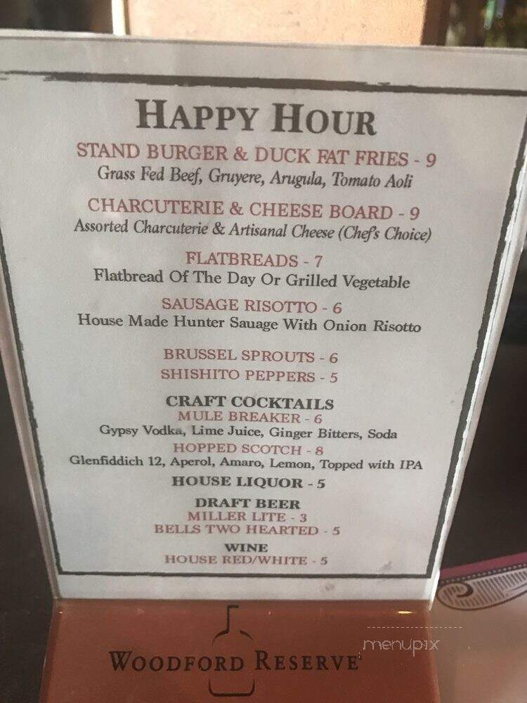 The Stand Gastro Bistro - Birmingham, MI menu_pic