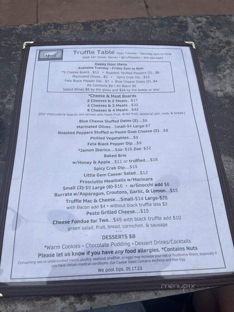 The Truffle Table - Denver, CO