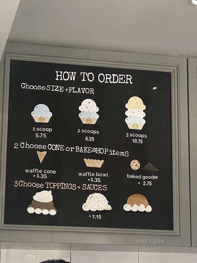Tin Pot Creamery - Palo Alto, CA menu_pic