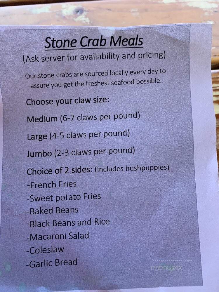 Triad seafood market and cafe - Everglades City, FL