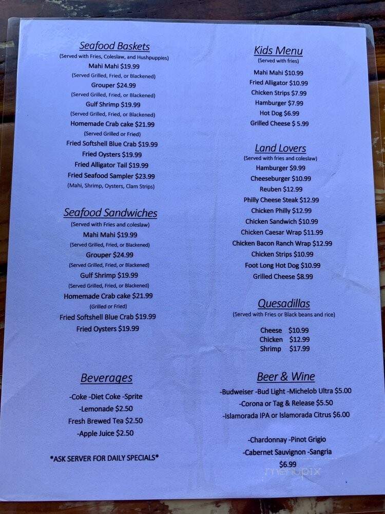 Triad seafood market and cafe - Everglades City, FL