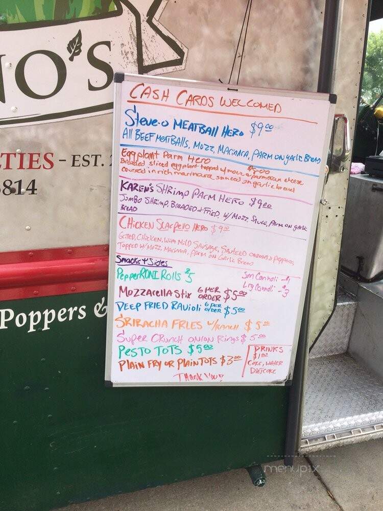 Valentino's Food Truck - Raleigh, NC menu_pic