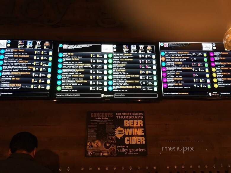 Valley Growlers - Happy Valley, OR menu_pic
