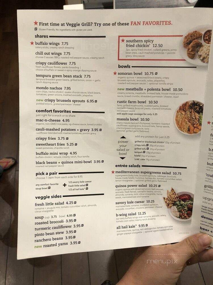 Veggie Grill - Westlake Village, CA menu_pic