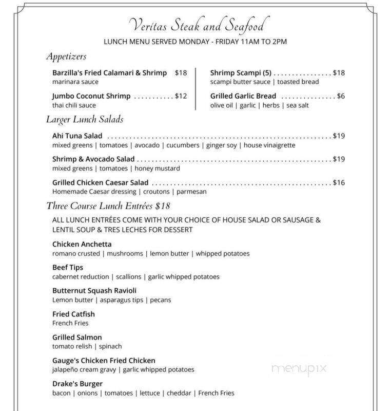 Veritas Steak & Seafood - Sugar Land, TX