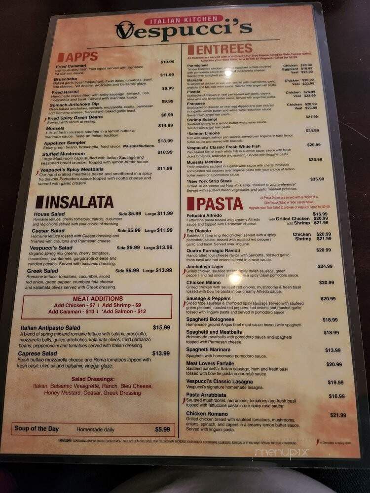 Vespucci's Pizza and Pasta - Marietta, GA