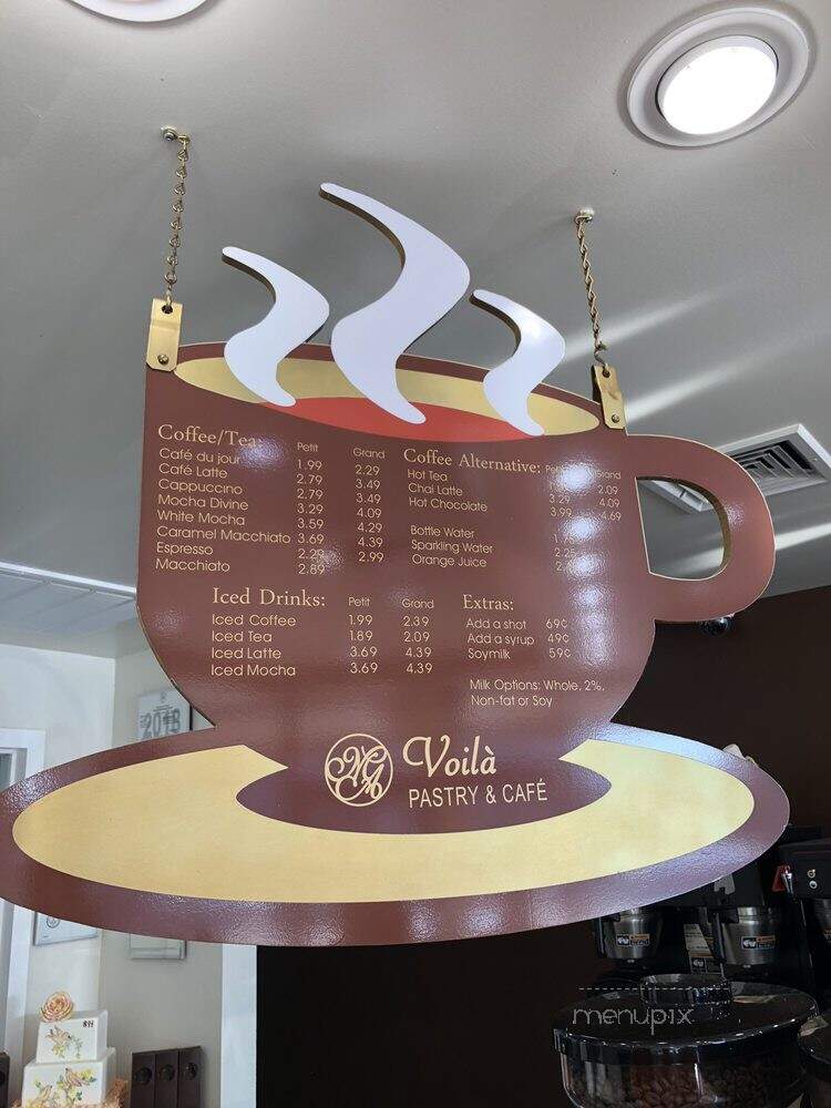 Voila Pastry & Cafe - Alexandria, VA menu_pic