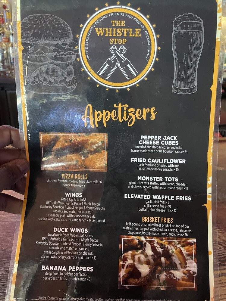 Whistle Shop - Indianapolis, IN menu_pic