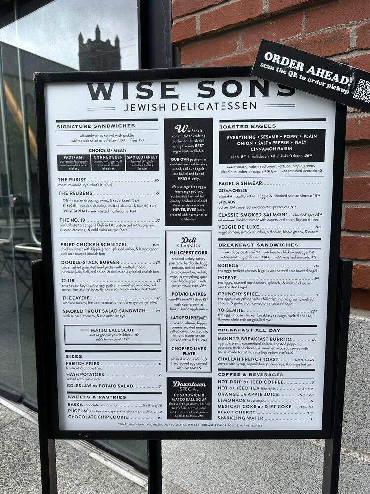 Wise Sons Jewish Deli - San Francisco, CA