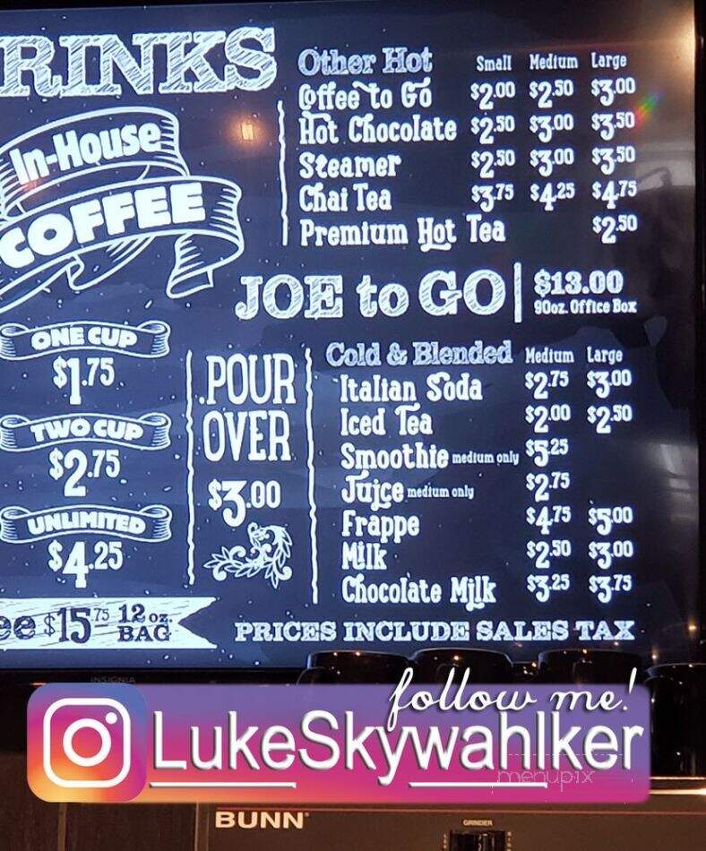 Wm. Van's Coffee - Springfield, IL menu_pic