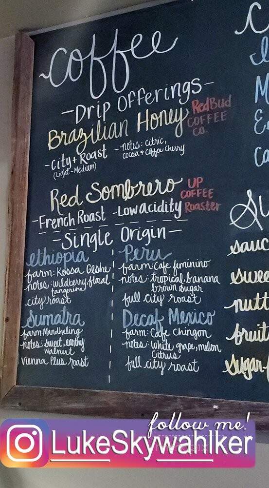 Wm. Van's Coffee - Springfield, IL menu_pic