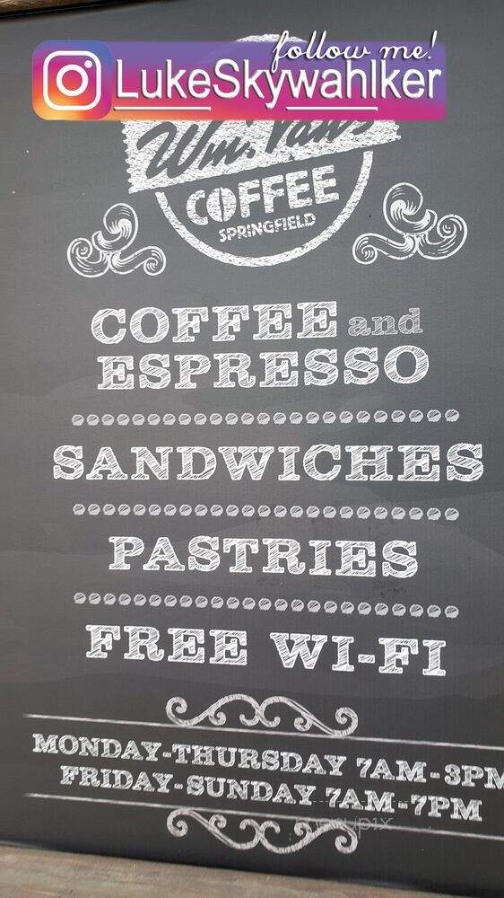 Wm. Van's Coffee - Springfield, IL menu_pic