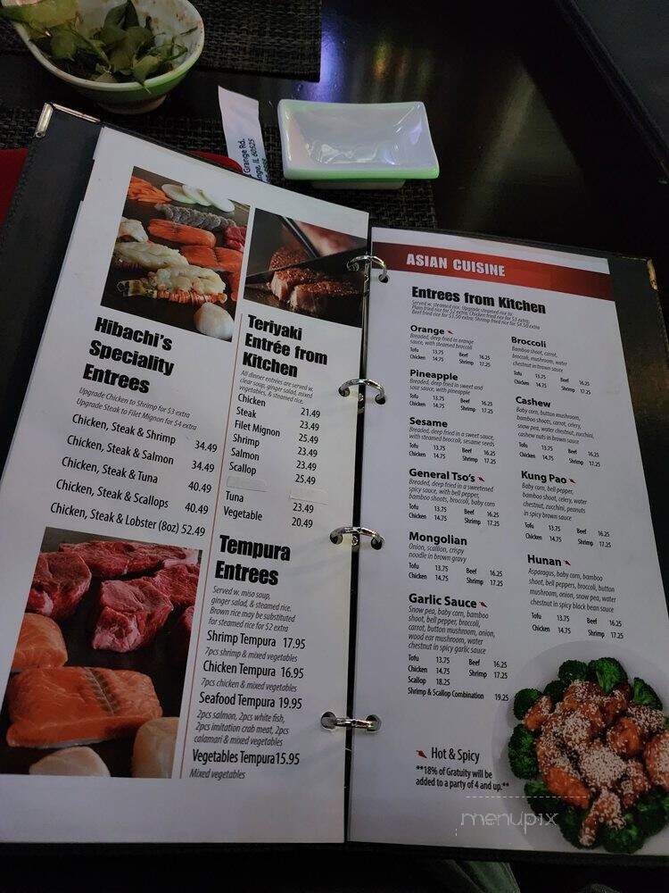 Woow Sushi - La Grange, IL menu_pic