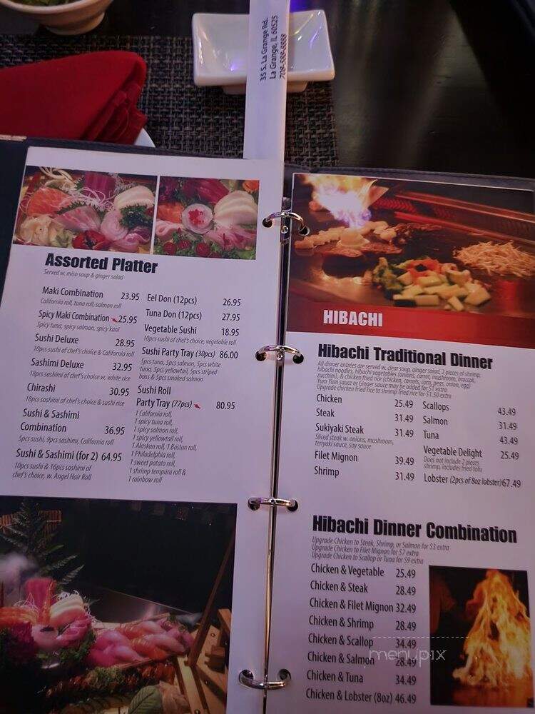 Woow Sushi - La Grange, IL menu_pic