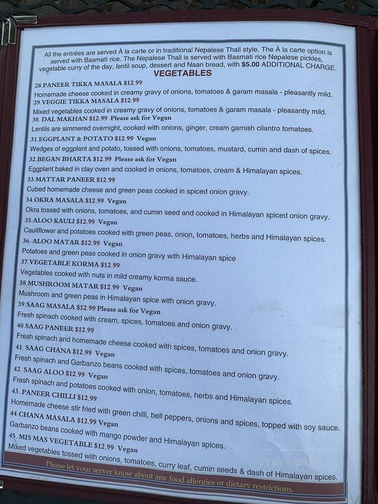 Yeti Restaurant - Davis, CA