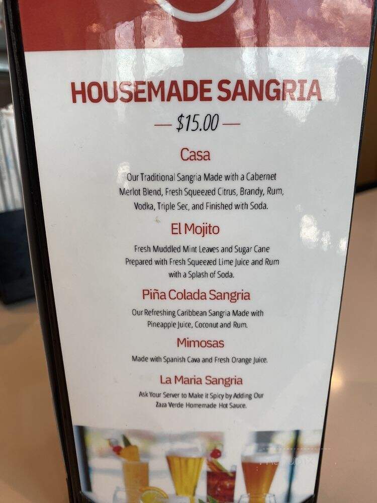 ZaZa Cuban Coffee - Orlando, FL menu_pic