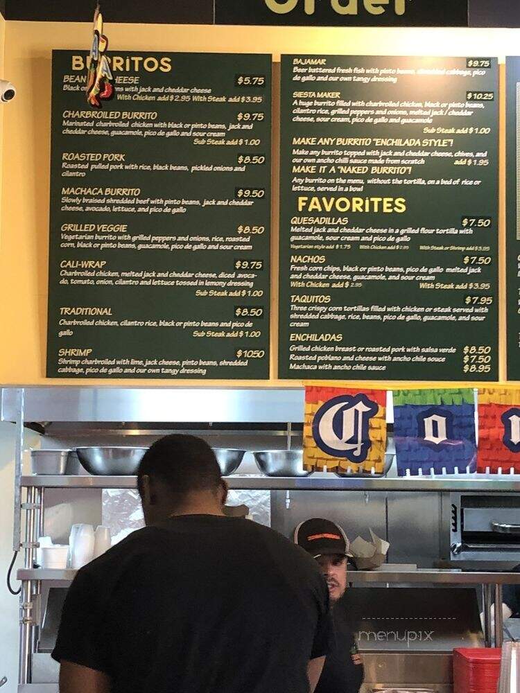 Zona Fresca Fresh Mexican Grill - Coral Springs, FL menu_pic