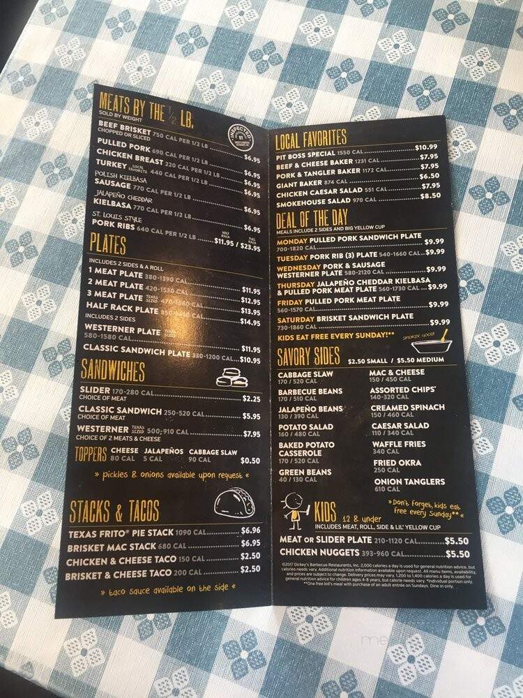 Dickey's Barbecue Pit - New Orleans, LA menu_pic
